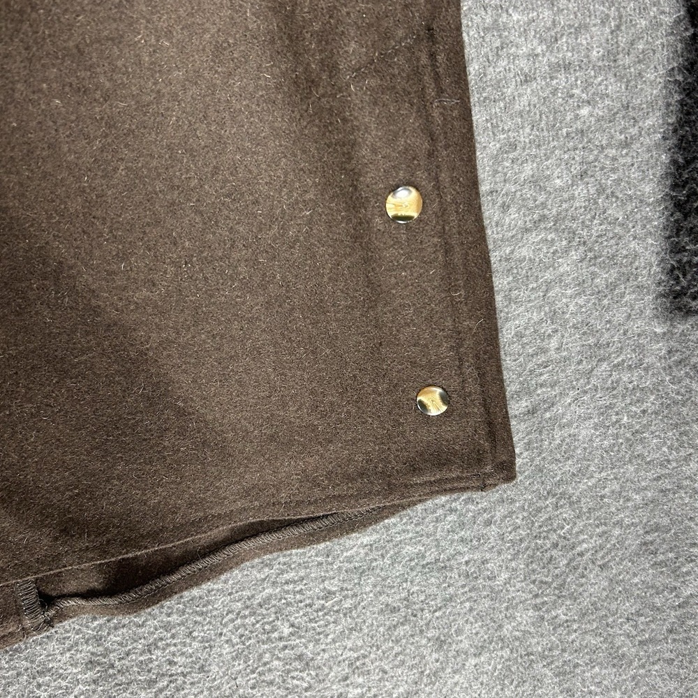 Miller Ranch By Cinch Melton Wool Chore Coat Mens 2XL Brown Zip Up DWJ2122402 - Picture 12 of 16